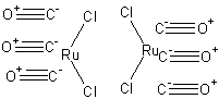 三羰基二氯代钌二聚体结构式