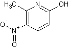 2-羟基-6-甲基-5-硝基吡啶结构式