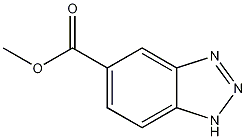 1,2,3-苯并三唑-5-羧酸甲酯结构式