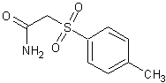 2-(对甲苯磺酰)乙酰胺结构式
