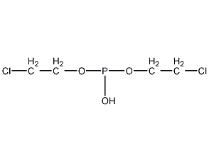 二(2-氯乙基)磷酸结构式