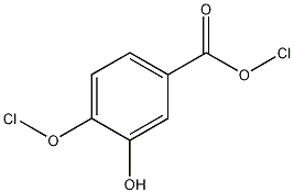 3-羟基-4-甲氧基苯甲酸甲酯结构式