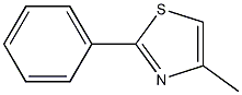 4-甲基-2-苯基硫唑结构式