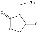 3-乙基-2-硫代-4-噁唑烷结构式