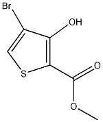 4-溴-3-羟基噻吩-2-羧酸甲酯结构式