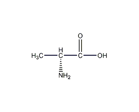 D-丙氨酸结构式
