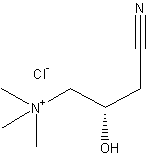 D(+)-卡内腈结构式