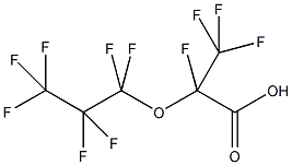 全氟(2-甲基-3-氧杂己酸)结构式