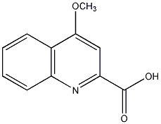 4-甲氧基-2-喹啉羧酸结构式