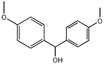 4,4'-二甲氧基二苯基甲醇结构式