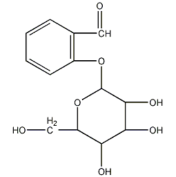 水杨醛葡糖甙结构式
