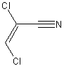 α,β-二氯丙烯腈结构式