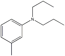 N,N-二-n-丙基-m-甲苯胺结构式