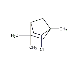 异-2-氯-1,5,5-三甲基降冰片烷结构式