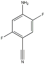 4-氨基-2,5-二氟苄腈结构式