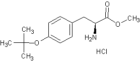H-Tyr(t Bu)- OMe盐酸盐结构式