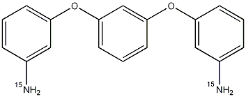 3,3'-(1,3-苯二氧)二苯胺-15N2结构式