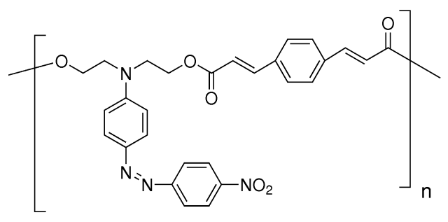 Poly(Disperse Red 19-p-phenylene diacrylate)