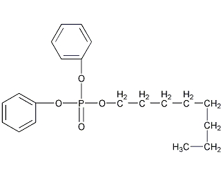 二苯基磷酸辛酯结构式