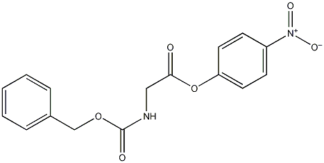 N-苄氧羰基甘氨酸对硝基苯酯结构式
