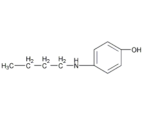 4(正丁基氨基)苯酚结构式