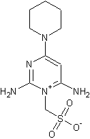 米诺地尔硫酸盐结构式