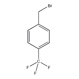 4-(三氟甲基)苄基溴结构式