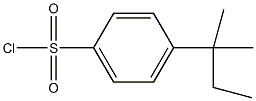 4-叔-戊(烷)基苯磺酰基氯结构式