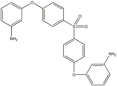 4,4'-双(3-氨基苯氧基)二苯基砜结构式