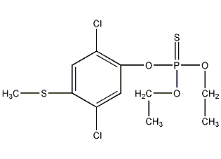 虫螨磷结构式