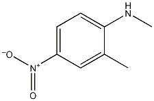 N-甲基-4-硝基邻甲苯胺结构式