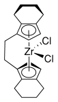 Rac-亚乙基双(4,5,7-四羟基-1-茚基)锆二氯化物结构式