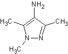 4-氨基-1,3,5-三甲基吡唑结构式