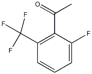 2'-氟-6'-(三氟甲基)苯乙酮结构式