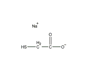 巯基乙酸钠结构式