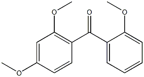 2,2',4-三甲氧基二苯甲酮结构式