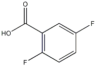 2,5-二氟苯甲酸结构式