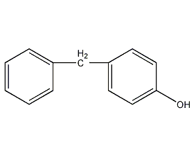 4-苯甲基苯酚结构式