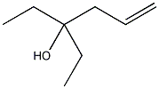 3-乙基-5-己烯基-3-醇结构式