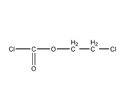 氯甲酸-2-氯乙酯结构式
