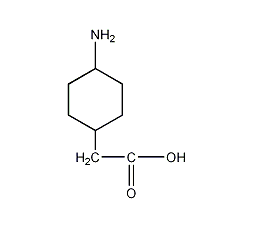 (4-氨基环己基)乙酸结构式