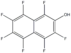 七氟-2-萘酚结构式