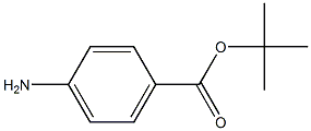 4-氨基苯甲酸叔丁酯结构式