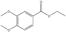 3,4-二甲氧基苯甲酸乙酯结构式