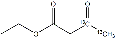 乙酰乙酸乙酯-3,4-13C2结构式