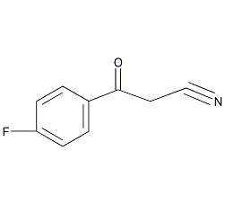 4-氟苯甲酰基乙腈结构式