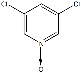 3,5-二氯吡啶N-氧化物结构式