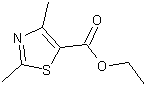2,4-二甲基噻唑-5-羧酸乙酯结构式