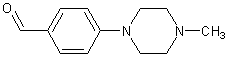 4-(4-甲基哌嗪)苯甲醛结构式