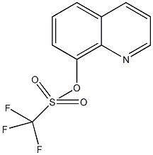 8-喹啉三氟甲烷磺酸结构式